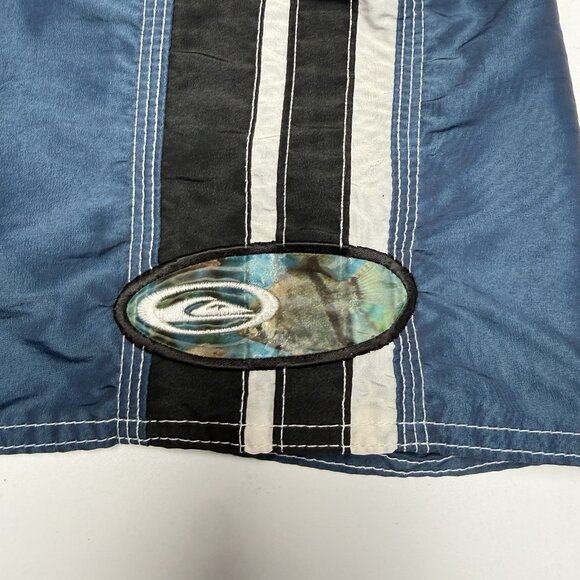 Vintage Quiksilver Board Shorts Swim Trunks Mens 38 Blue Y2K 90s - Picture 4 of 11